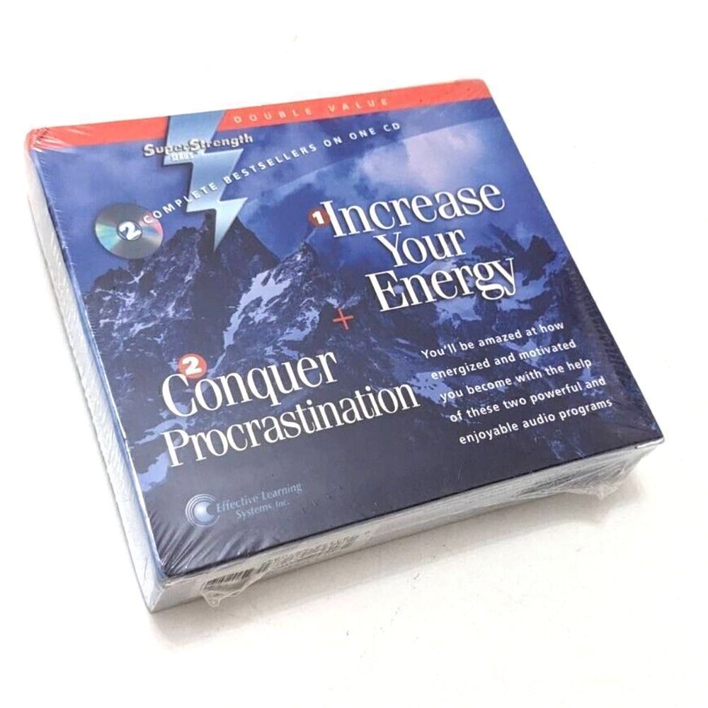 Super Strength INCREASE ENERGY + CONQUER PROCRASTINATION Audio CD